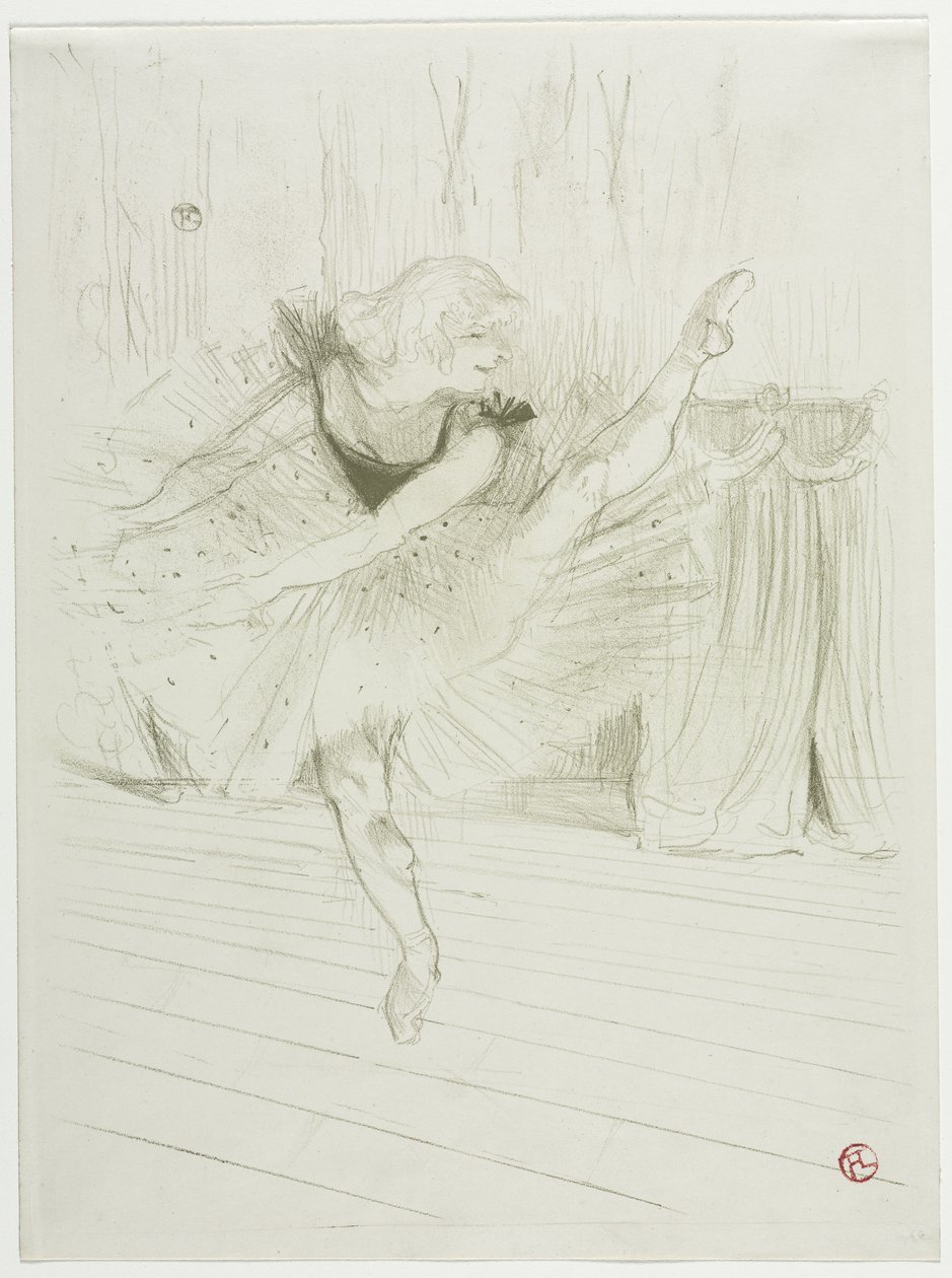 Miss Ida Heath, bailarina inglesa de Henri de Toulouse-Lautrec