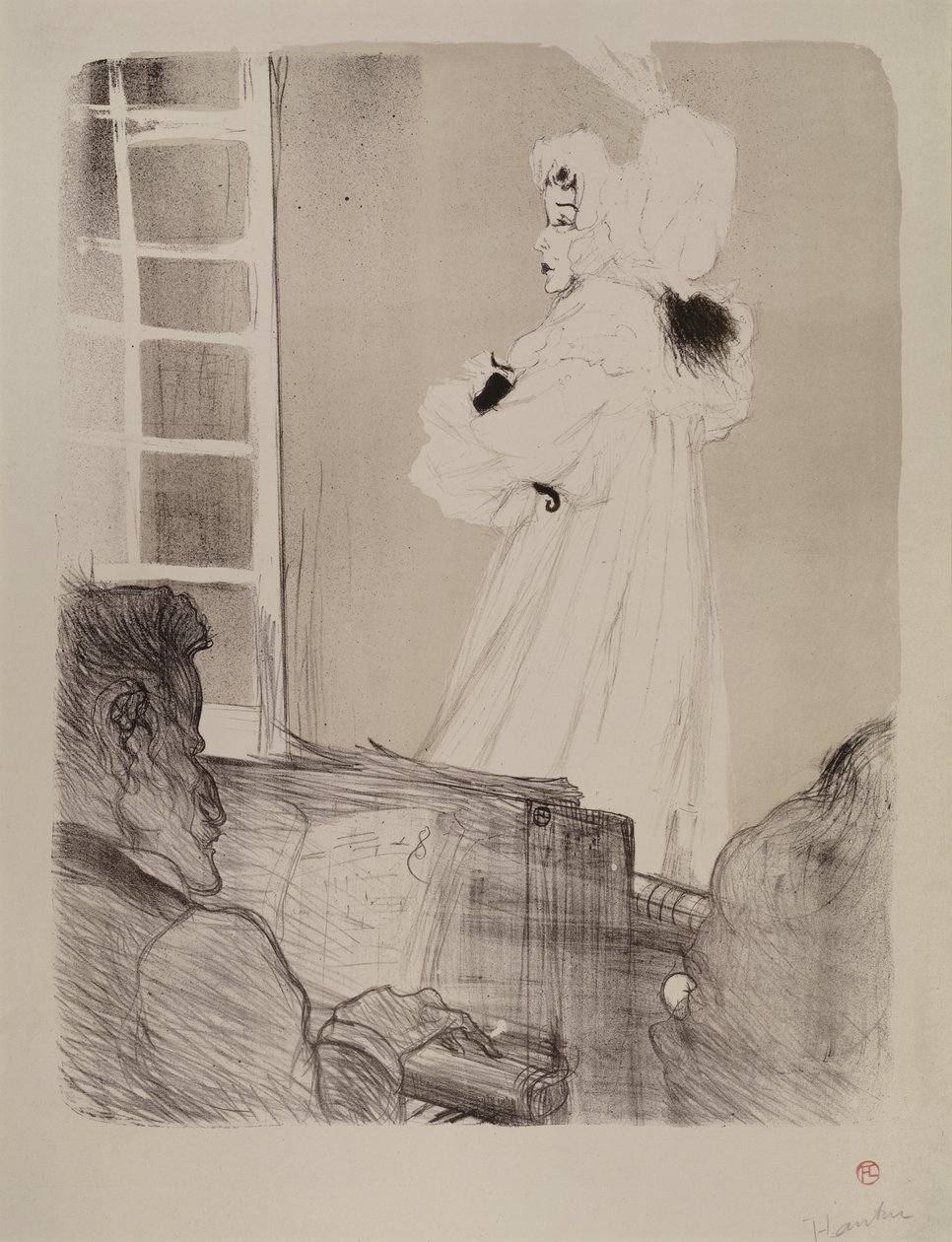Señorita May Belfort (grande planche) de Henri de Toulouse Lautrec