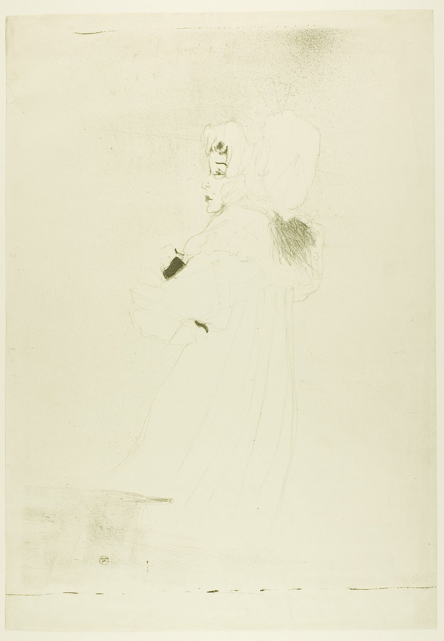 Miss May Belfort (lámina grande) de Henri de Toulouse-Lautrec