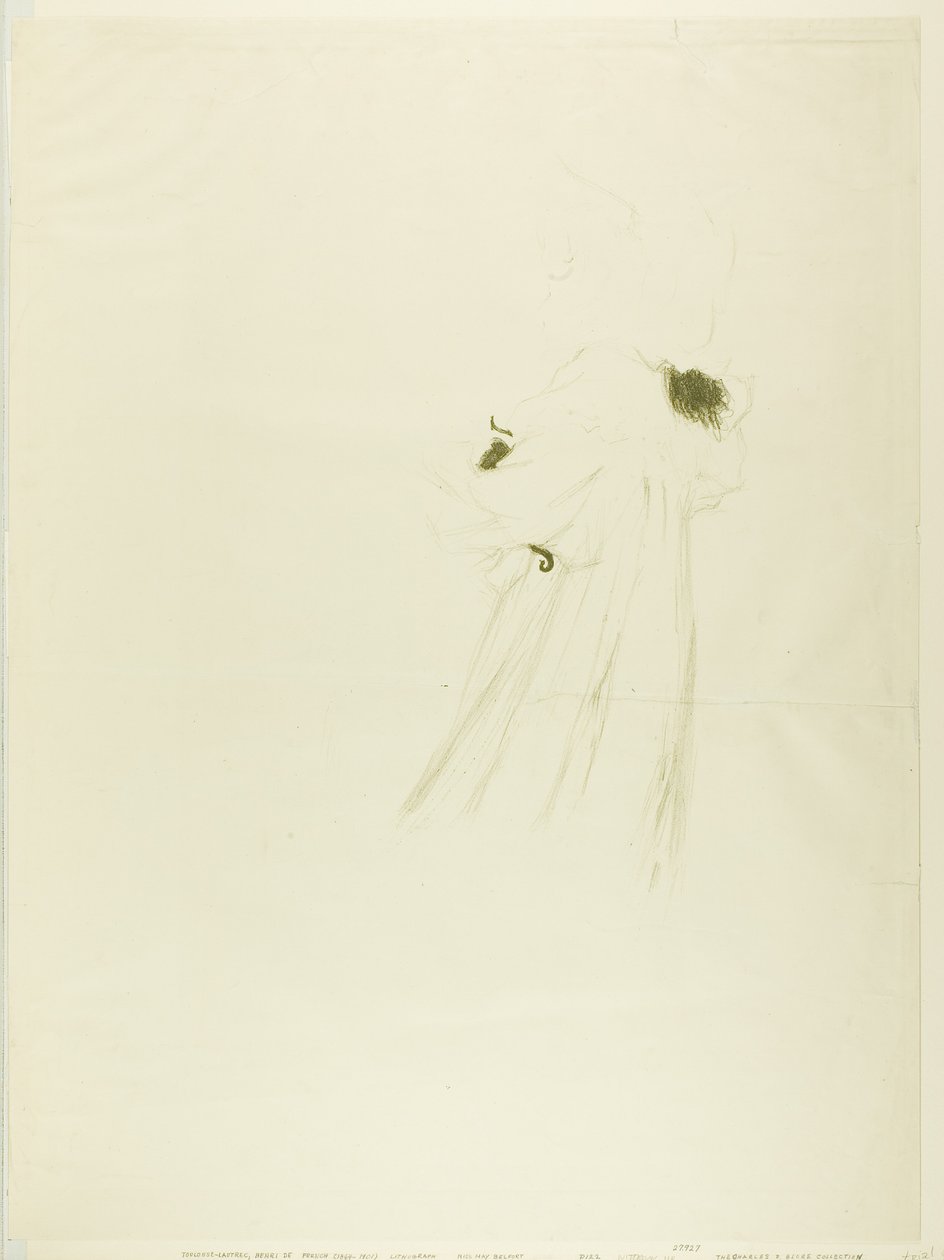 Miss May Belfort (placa grande) de Henri de Toulouse-Lautrec