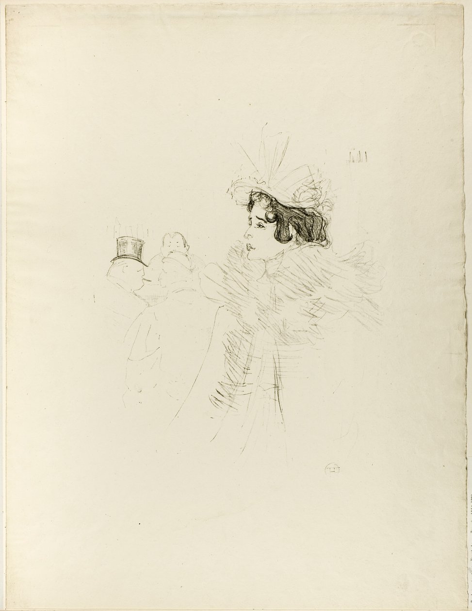 Miss May Belfort en el Bar Achille de Henri de Toulouse-Lautrec