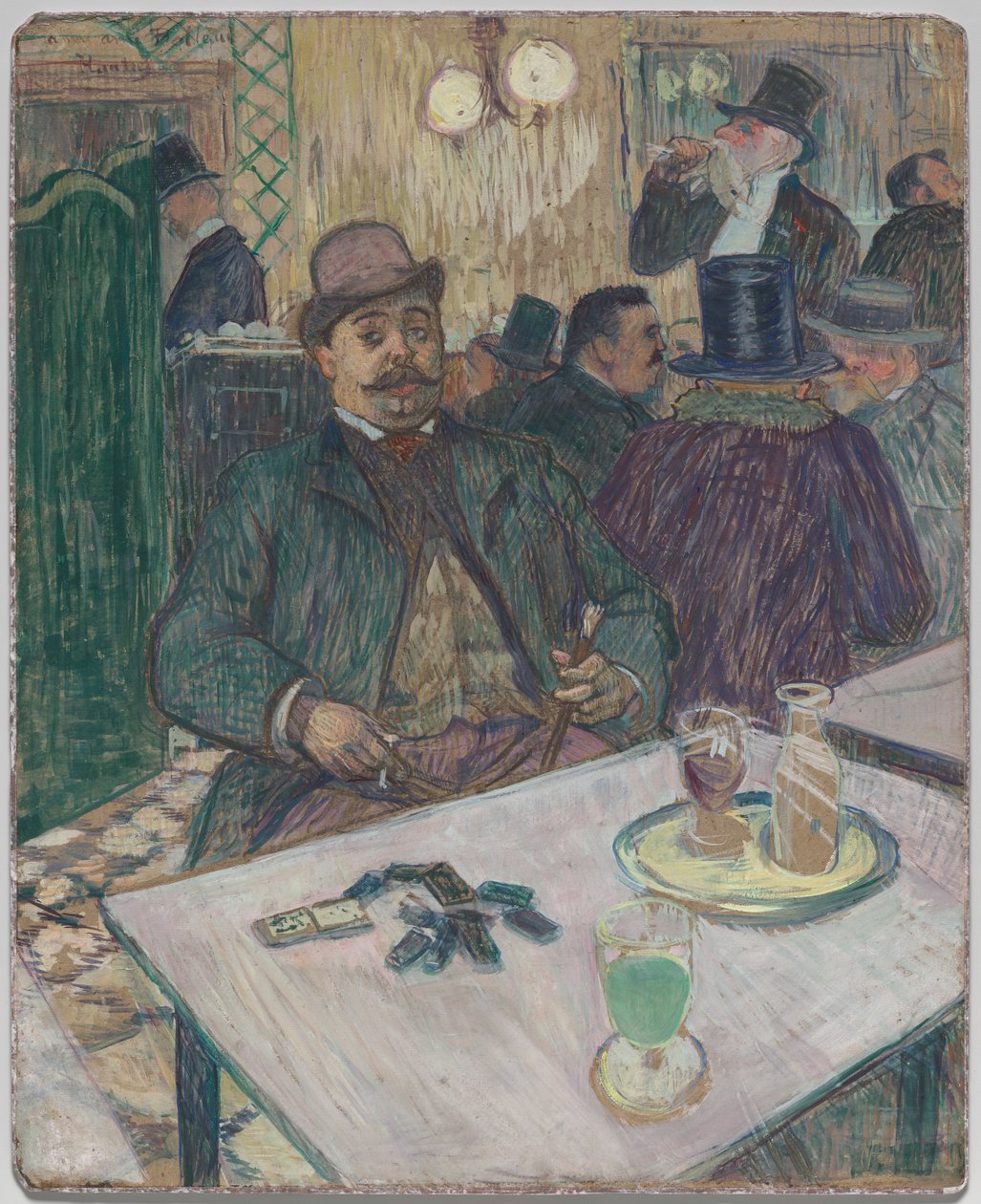 Monsieur Boileau en el Café de Henri de Toulouse-Lautrec