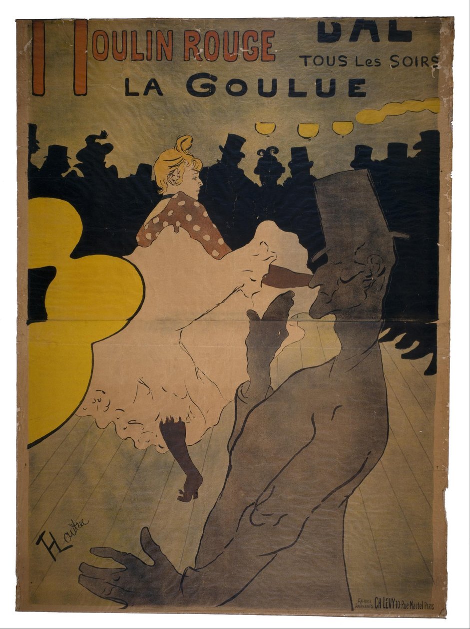 Moulin Rouge, 1891 de Henri de Toulouse-Lautrec