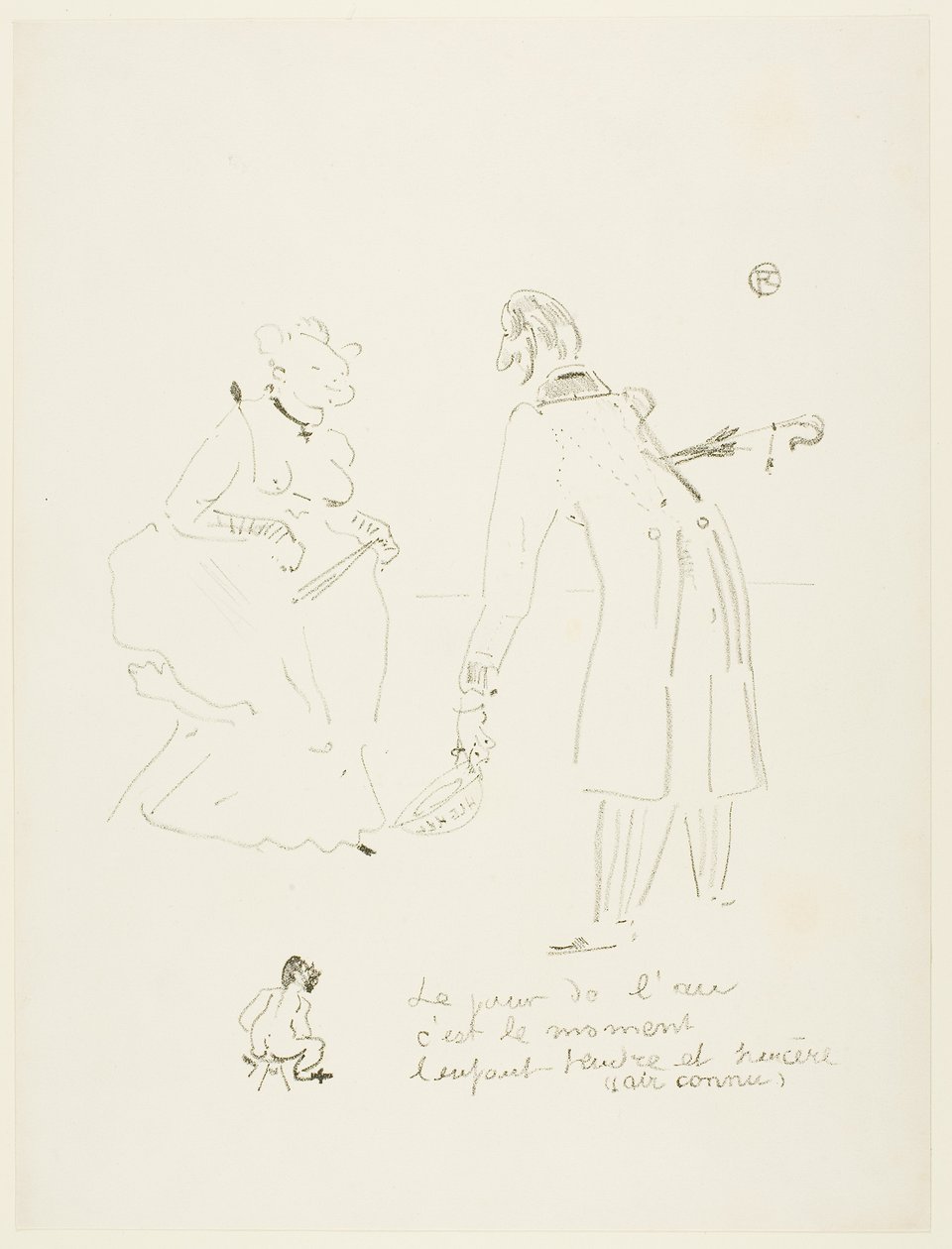 Saludo de Año Nuevo de Henri de Toulouse-Lautrec