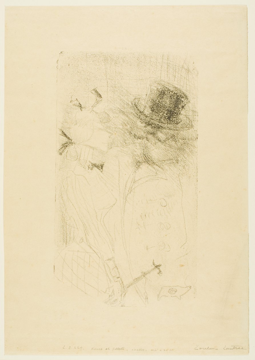 Viejo y joven de Henri de Toulouse-Lautrec