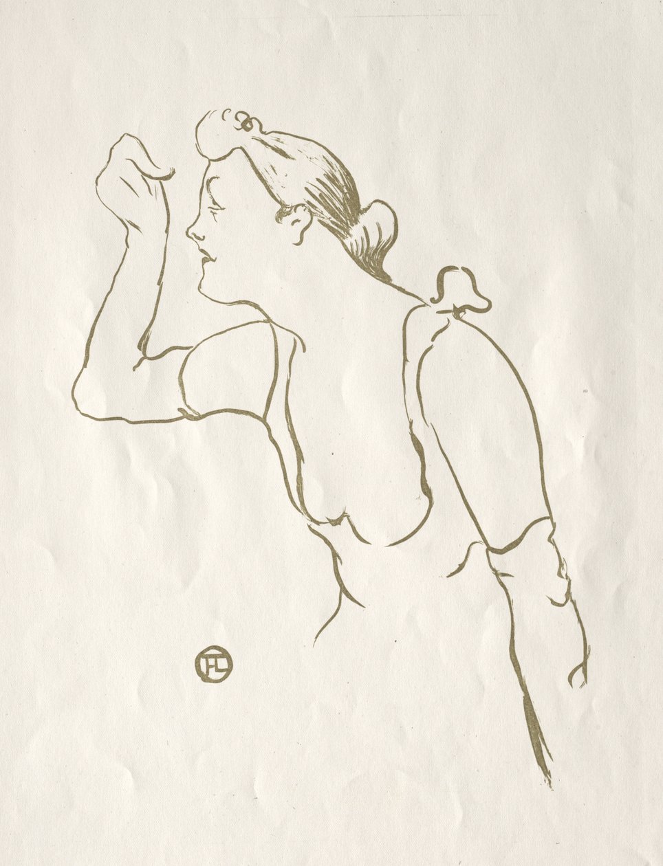 Paula Brébion de Henri de Toulouse-Lautrec