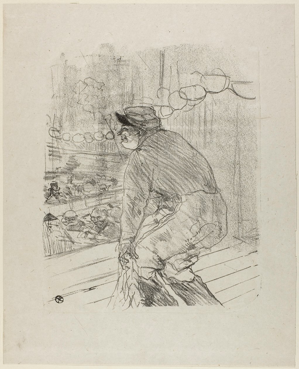 Polin, de Trece Litografías de Henri de Toulouse-Lautrec