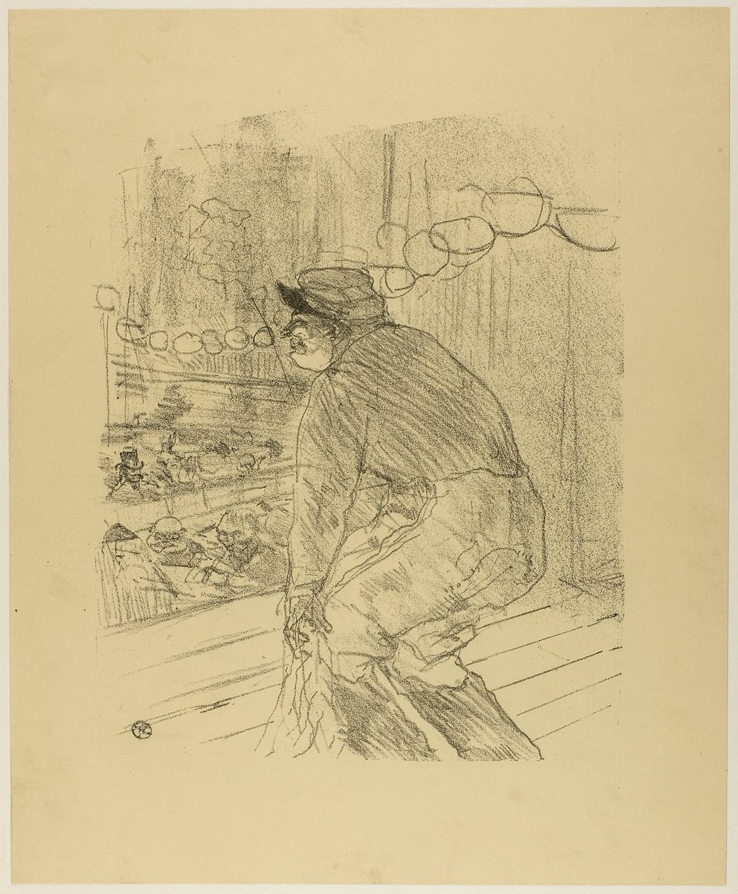 Polin, de Treize Lithographies de Henri de Toulouse-Lautrec