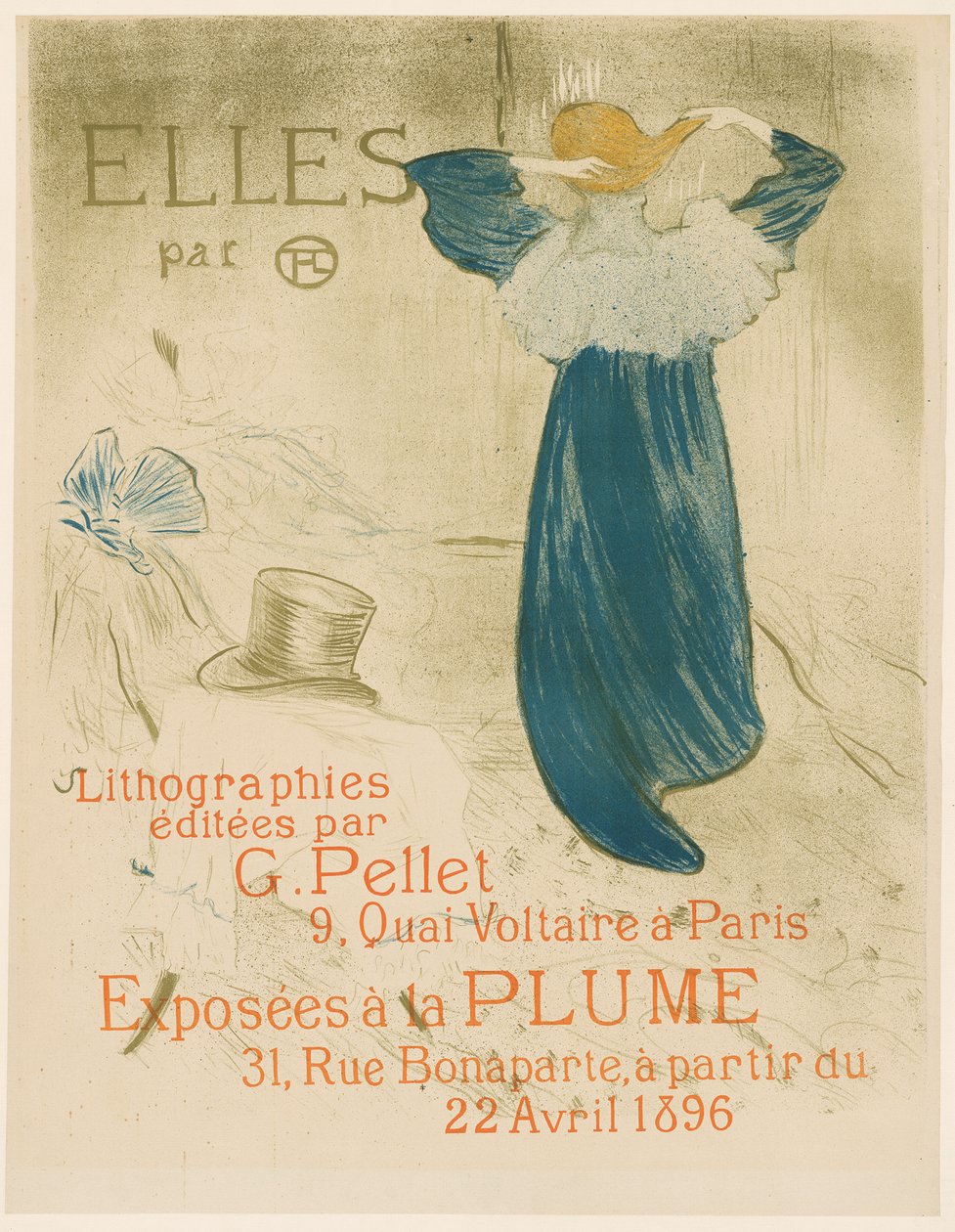Póster para Elles de Henri de Toulouse-Lautrec