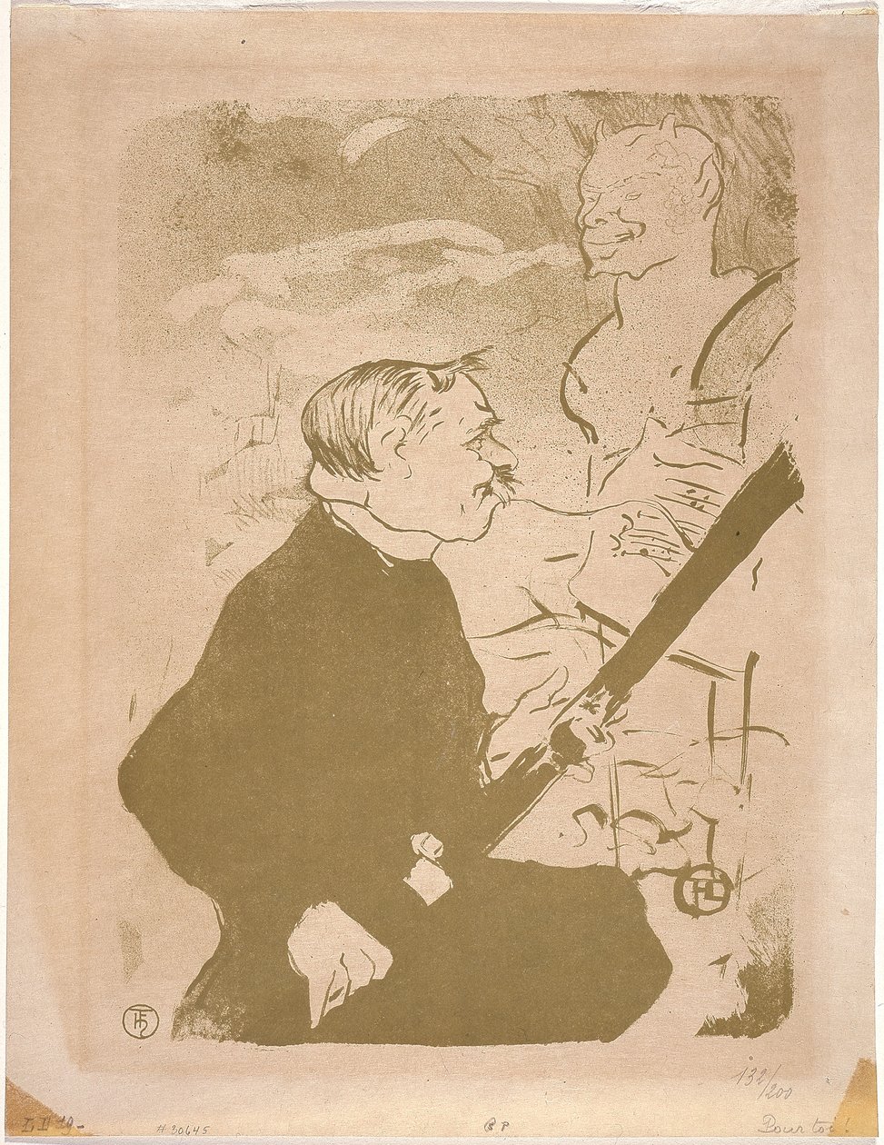 ¡For Toil! (Para ti) 1893 (litografía) de Henri de Toulouse Lautrec