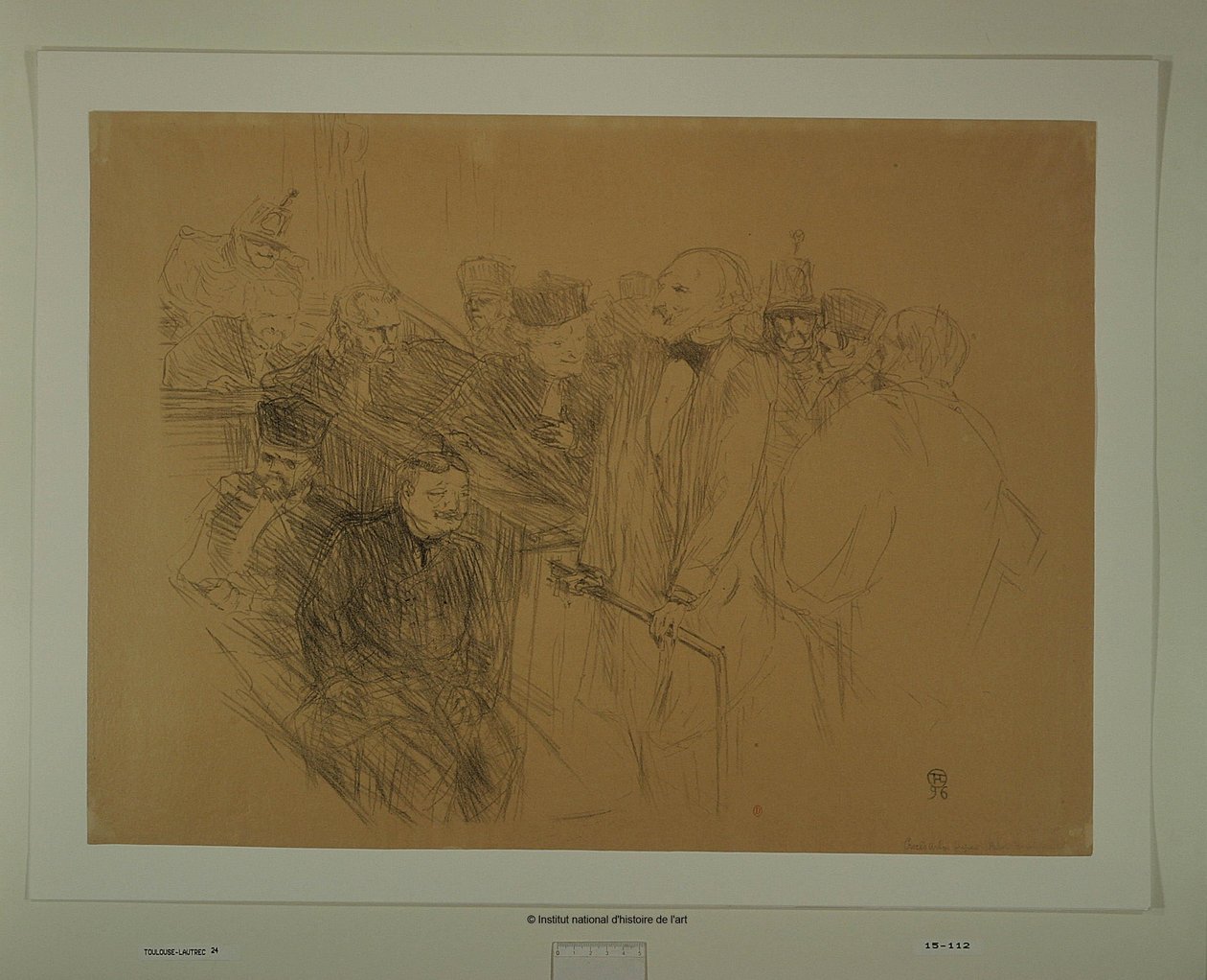 Prozess Dupas-Arton: Ribot sagt aus de Henri de Toulouse-Lautrec