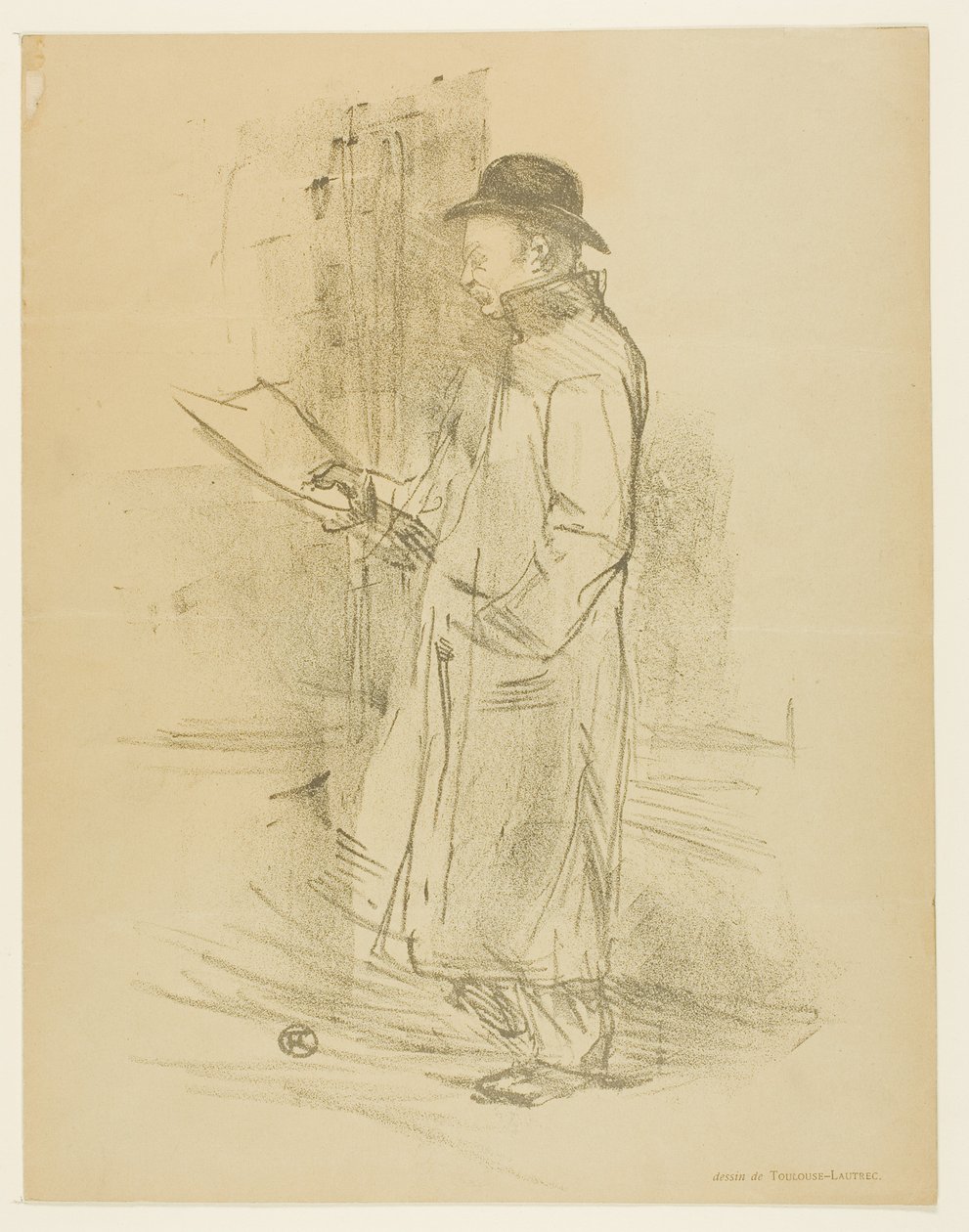 Programa para el beneficio de Gémier de Henri de Toulouse-Lautrec