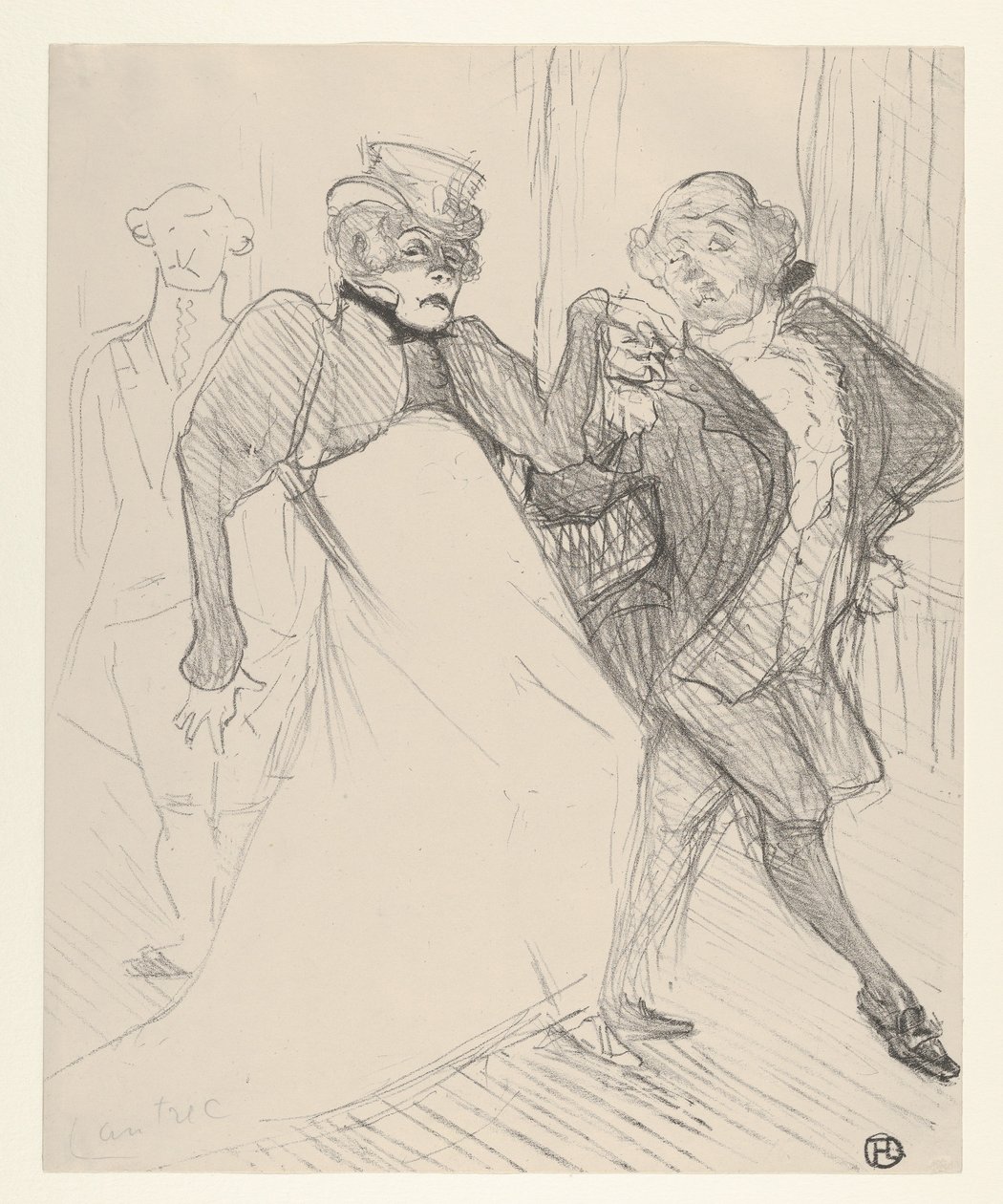 Réjane y Galipaux, en «Madame Sans-Géne» de Henri de Toulouse-Lautrec