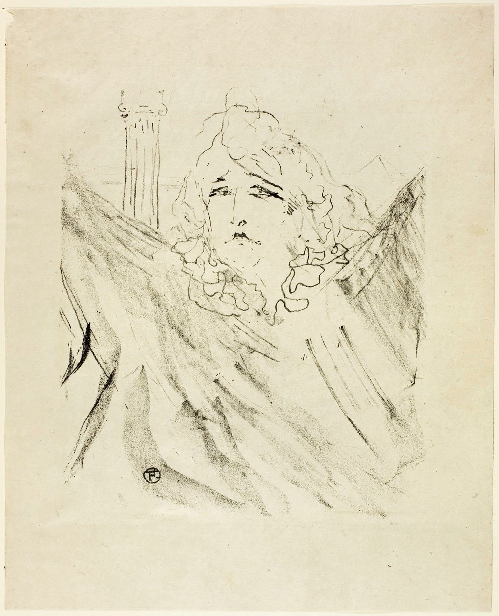 Sarah Bernhardt, de Trece litografías de Henri de Toulouse-Lautrec
