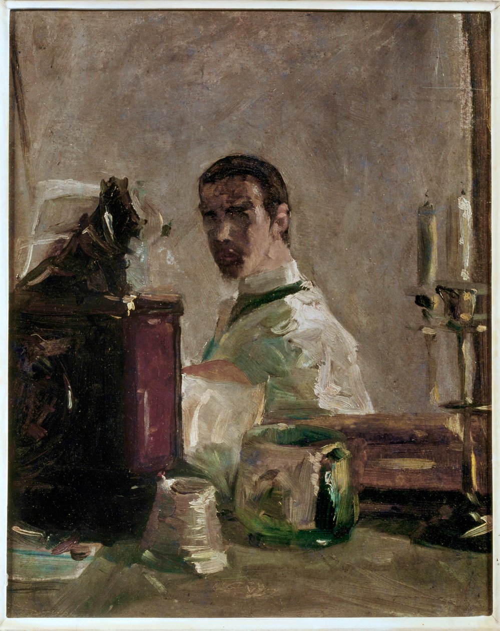 Autorretrato (pintura sobre lienzo) de Henri de Toulouse-Lautrec