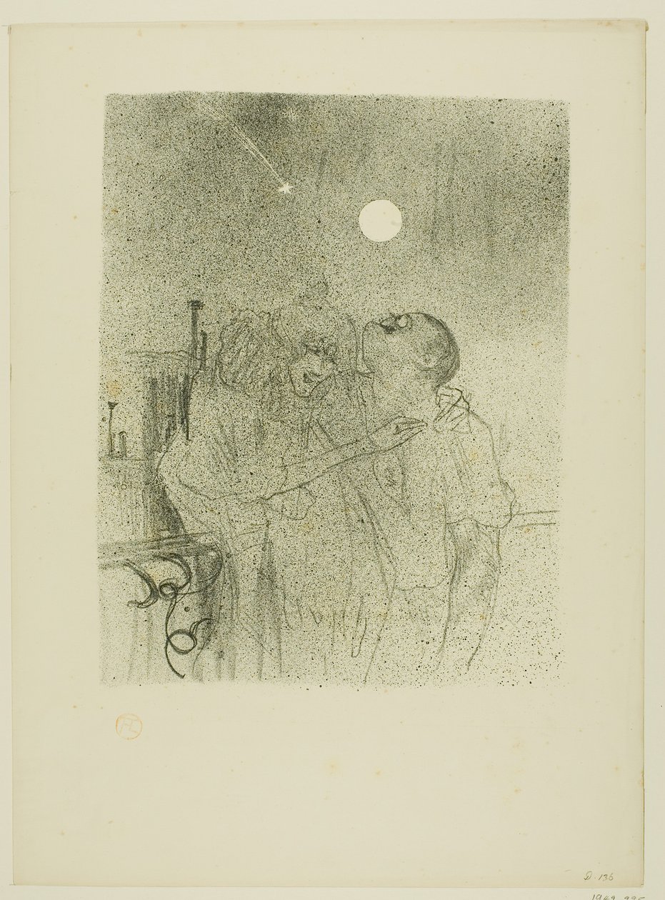 Estrellas fugaces, de Mélodies de Désiré Dihau de Henri de Toulouse-Lautrec
