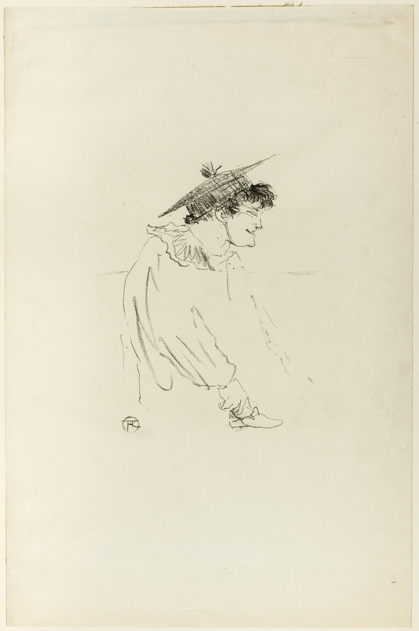 Pequeña niña inglesa (Miss Dolly) de Henri de Toulouse-Lautrec