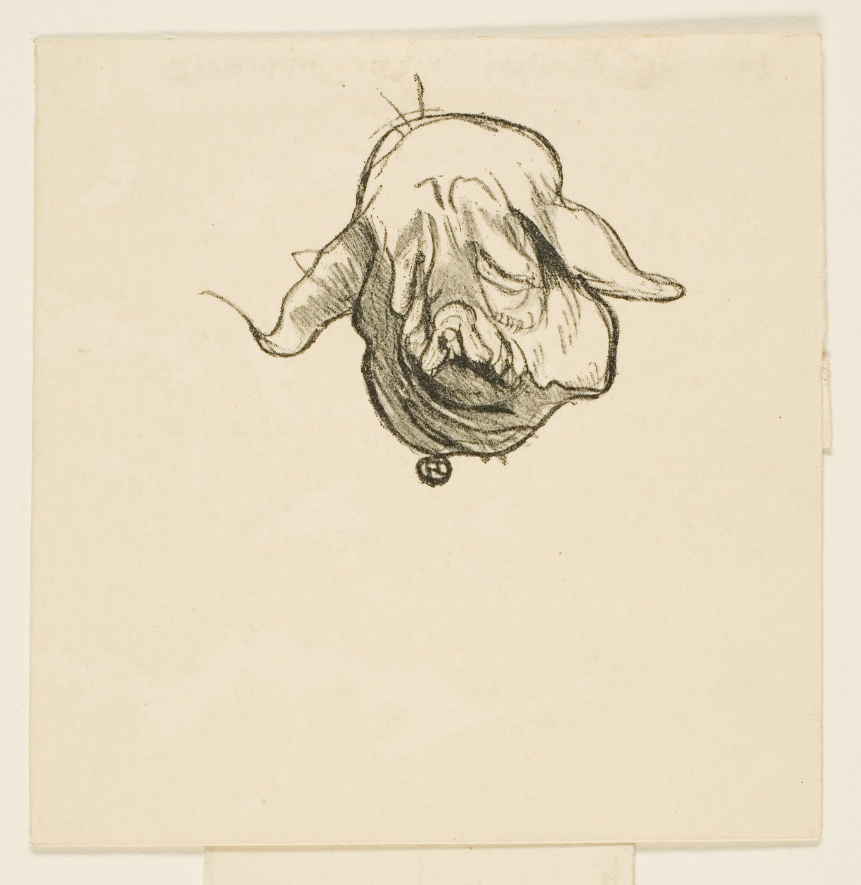 Colofón de Au Pied du Sinaï de Henri de Toulouse-Lautrec