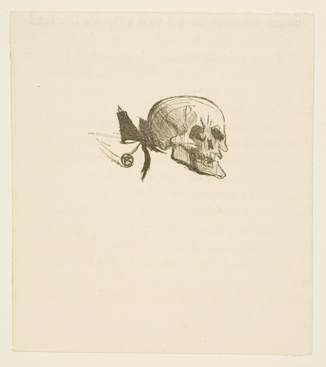 Colofón de Au Pied du Sinaï de Henri de Toulouse-Lautrec