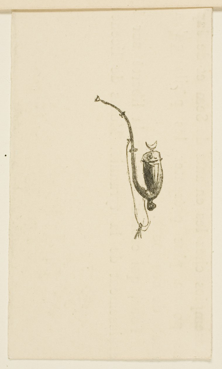 Colofón de Au Pied du Sinaï de Henri de Toulouse-Lautrec