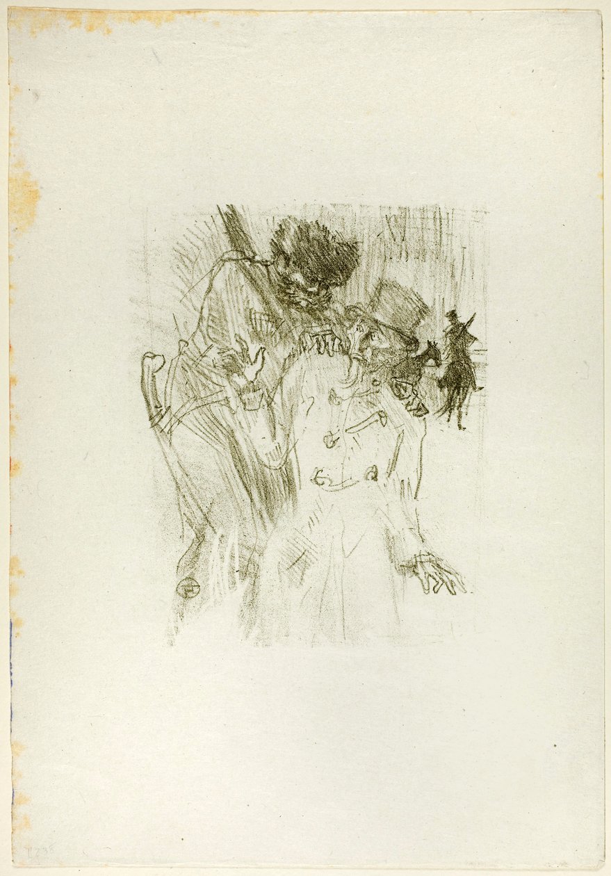 El arresto de Schlomé Fuss, de Au Pied du Sinaï de Henri de Toulouse-Lautrec