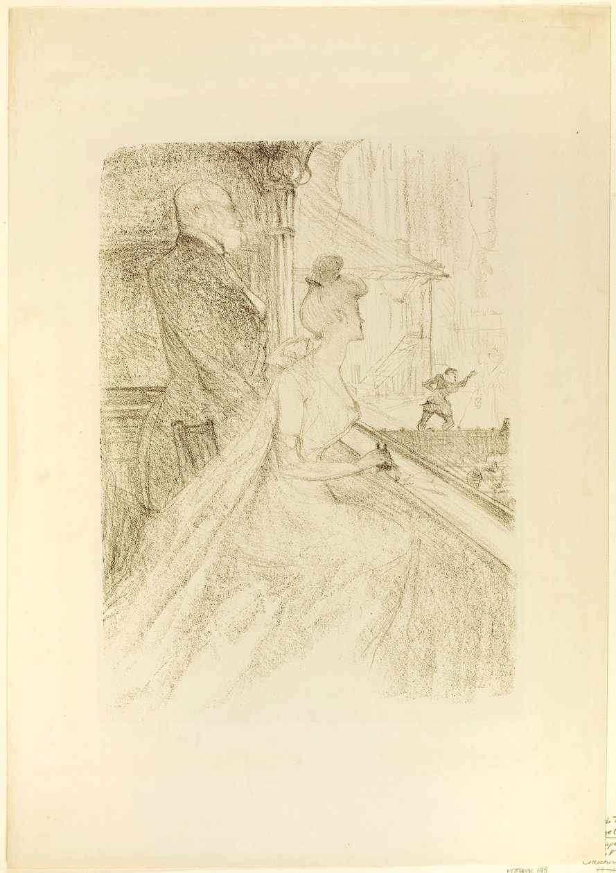 La caja, Fausto de Henri de Toulouse-Lautrec