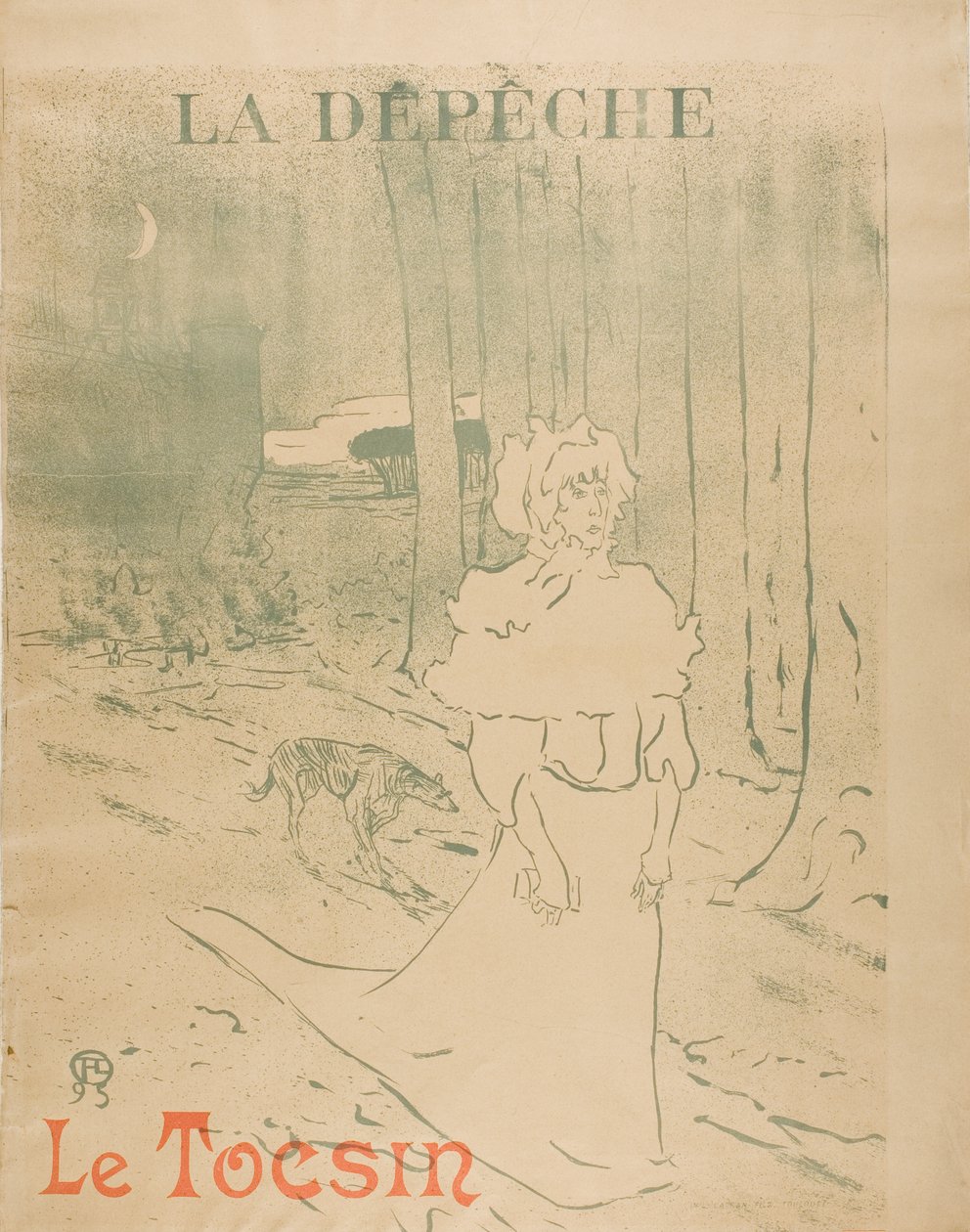 La Chatelaine o "Le Tocsin de Henri de Toulouse-Lautrec