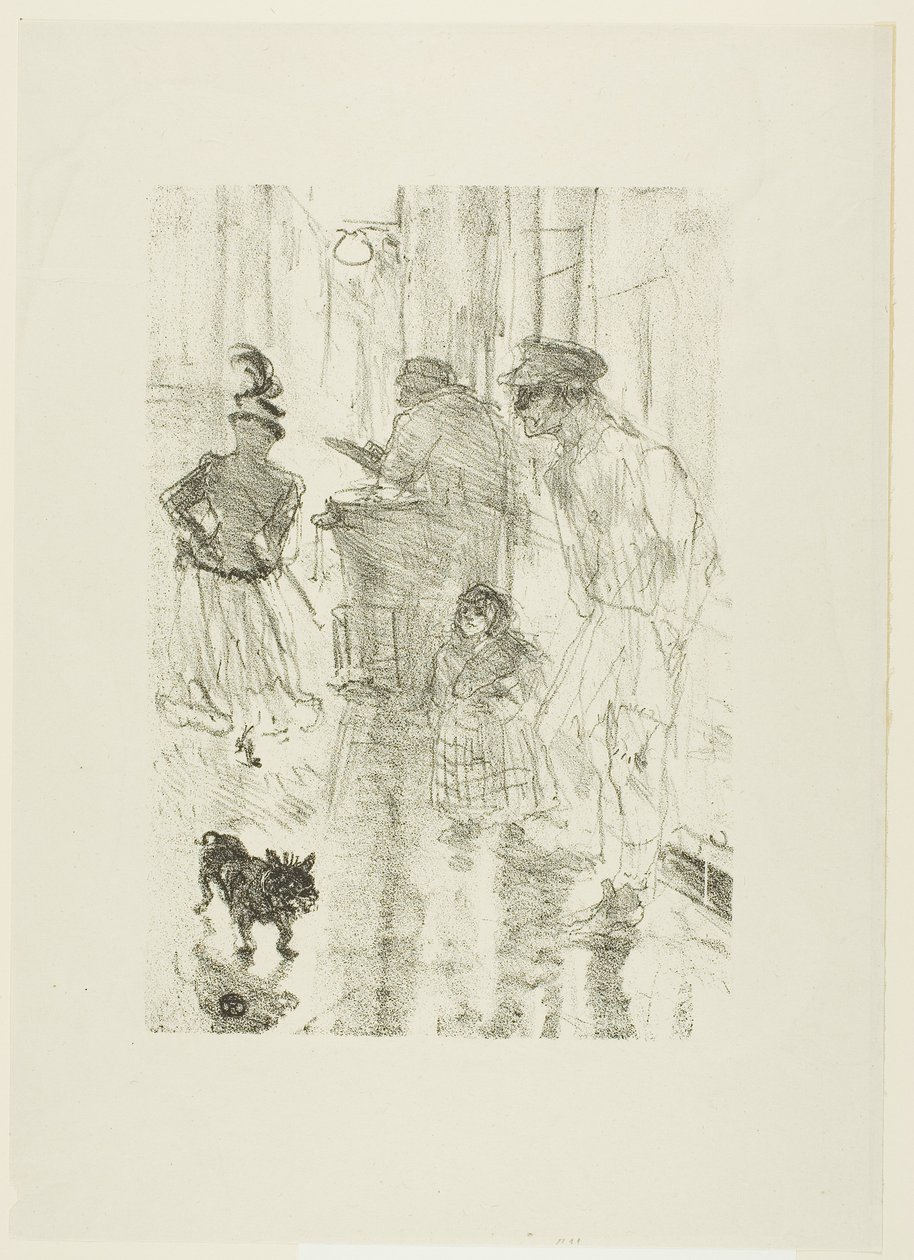 El vendedor de castañas de Henri de Toulouse-Lautrec