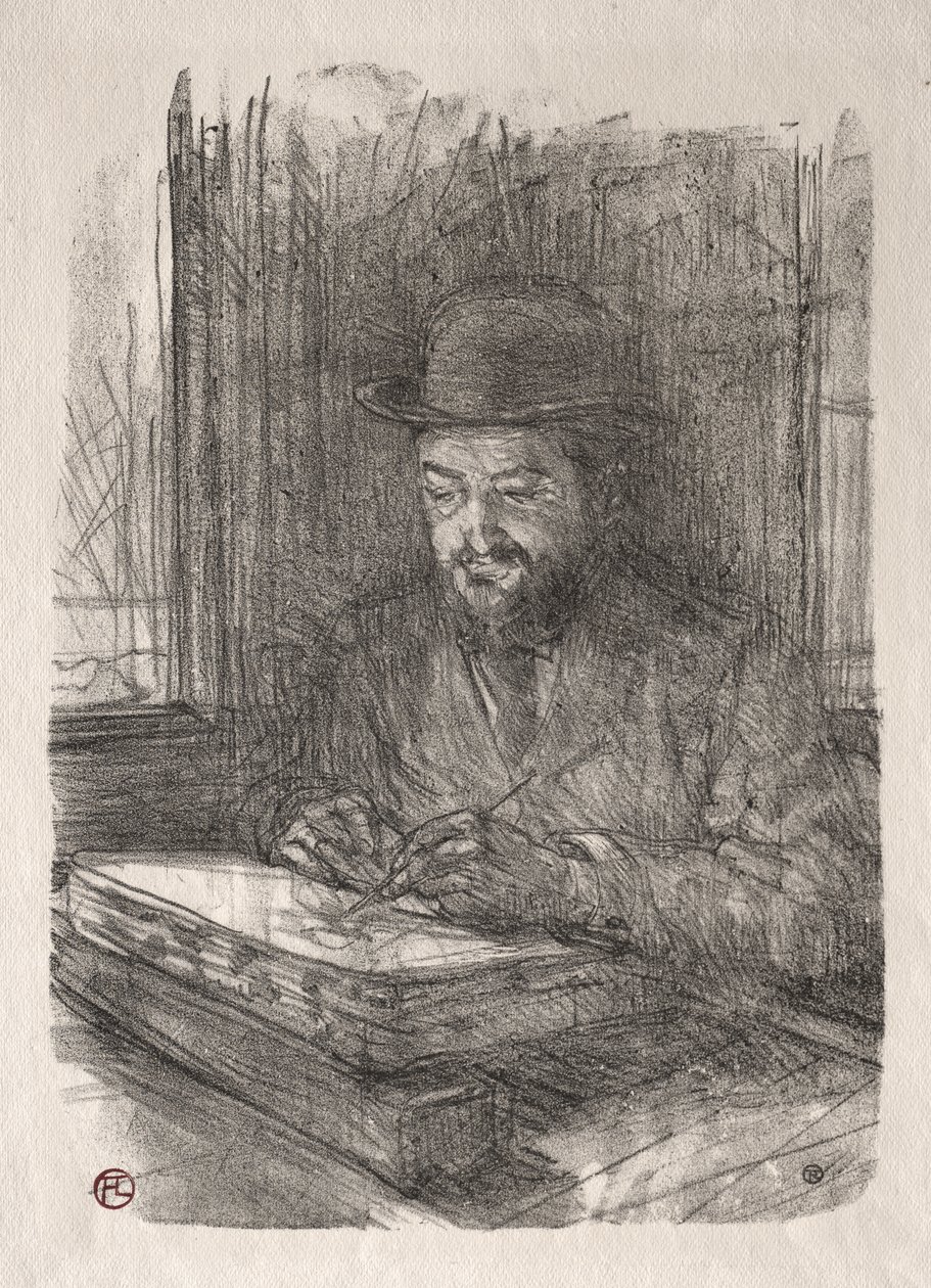El buen litógrafo de Henri de Toulouse-Lautrec