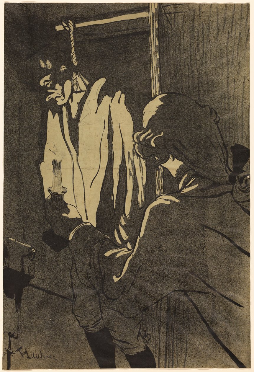 El Hombre Colgado de Henri de Toulouse-Lautrec
