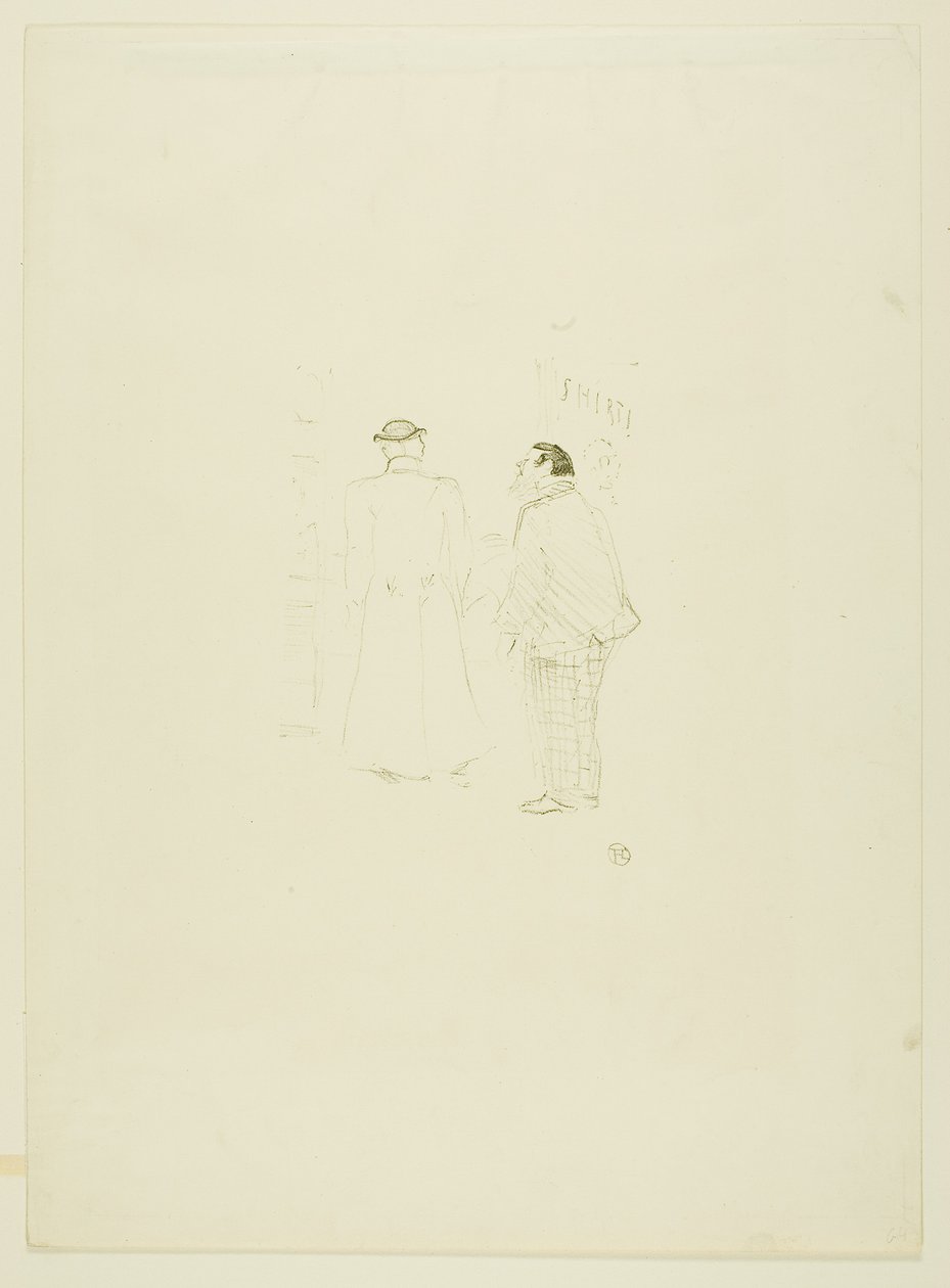 El jefe de ventas en Jourdan y Brown de Henri de Toulouse-Lautrec
