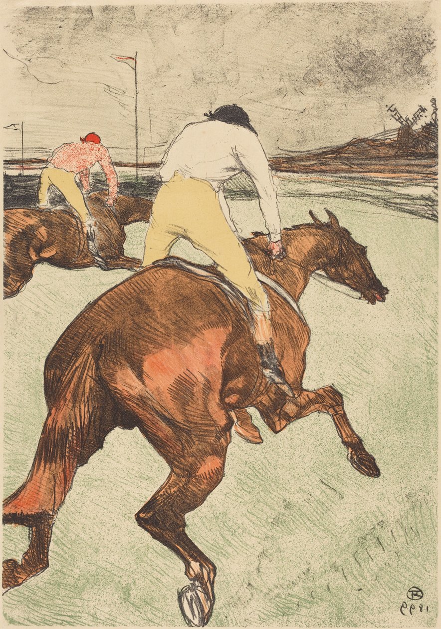 El jockey de Henri de Toulouse-Lautrec