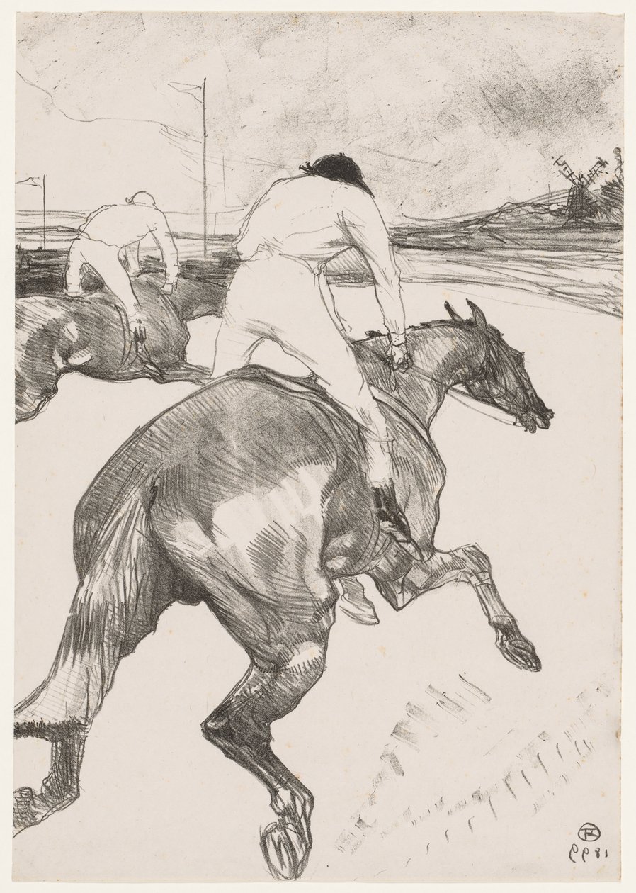 El Jinete de Henri de Toulouse-Lautrec