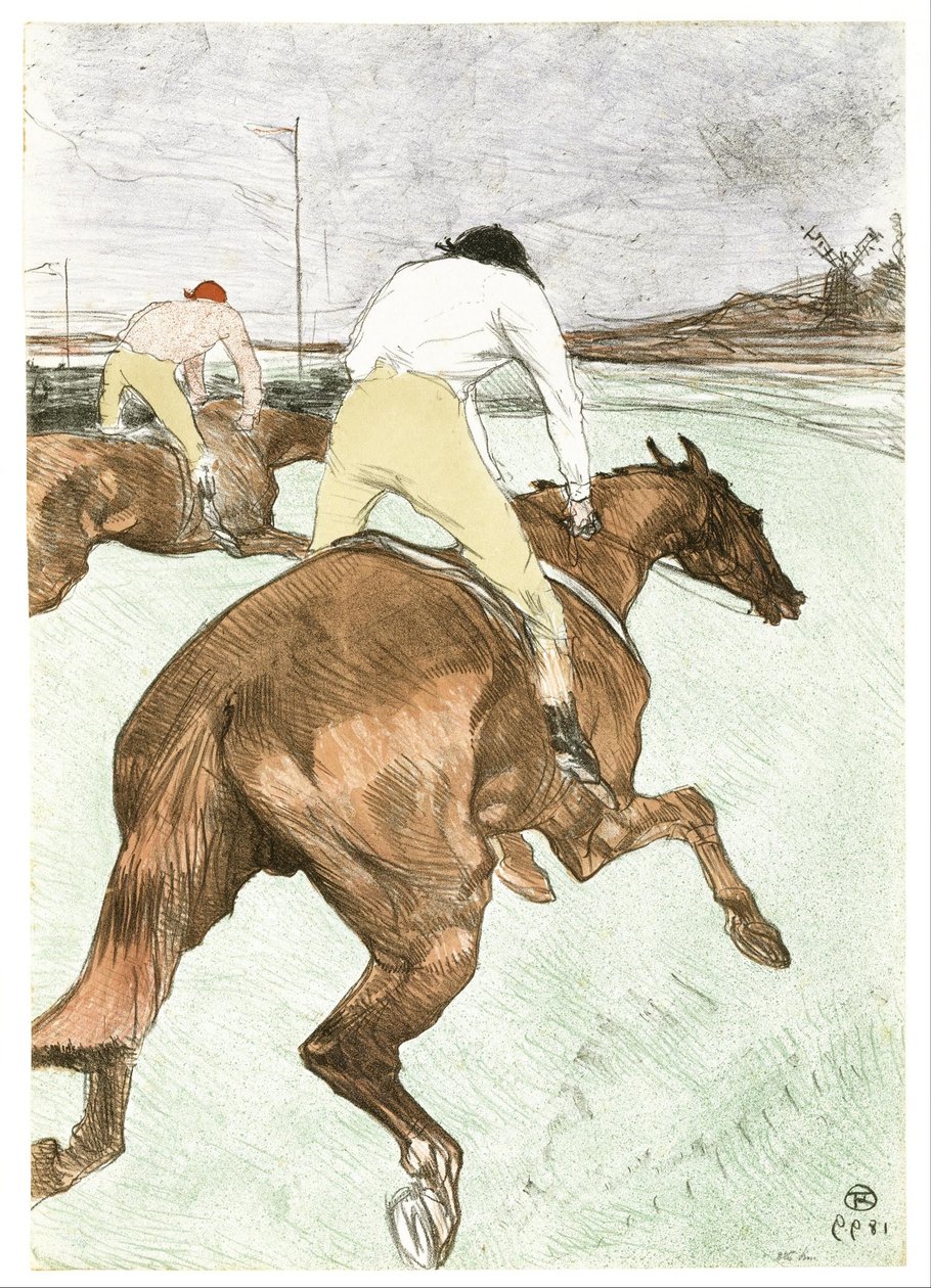 El Jockey de Henri de Toulouse-Lautrec