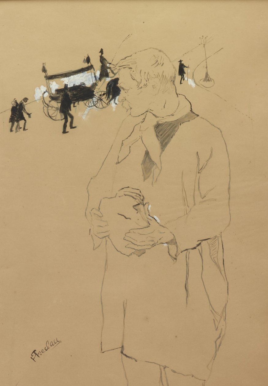 El último respeto de Henri de Toulouse Lautrec