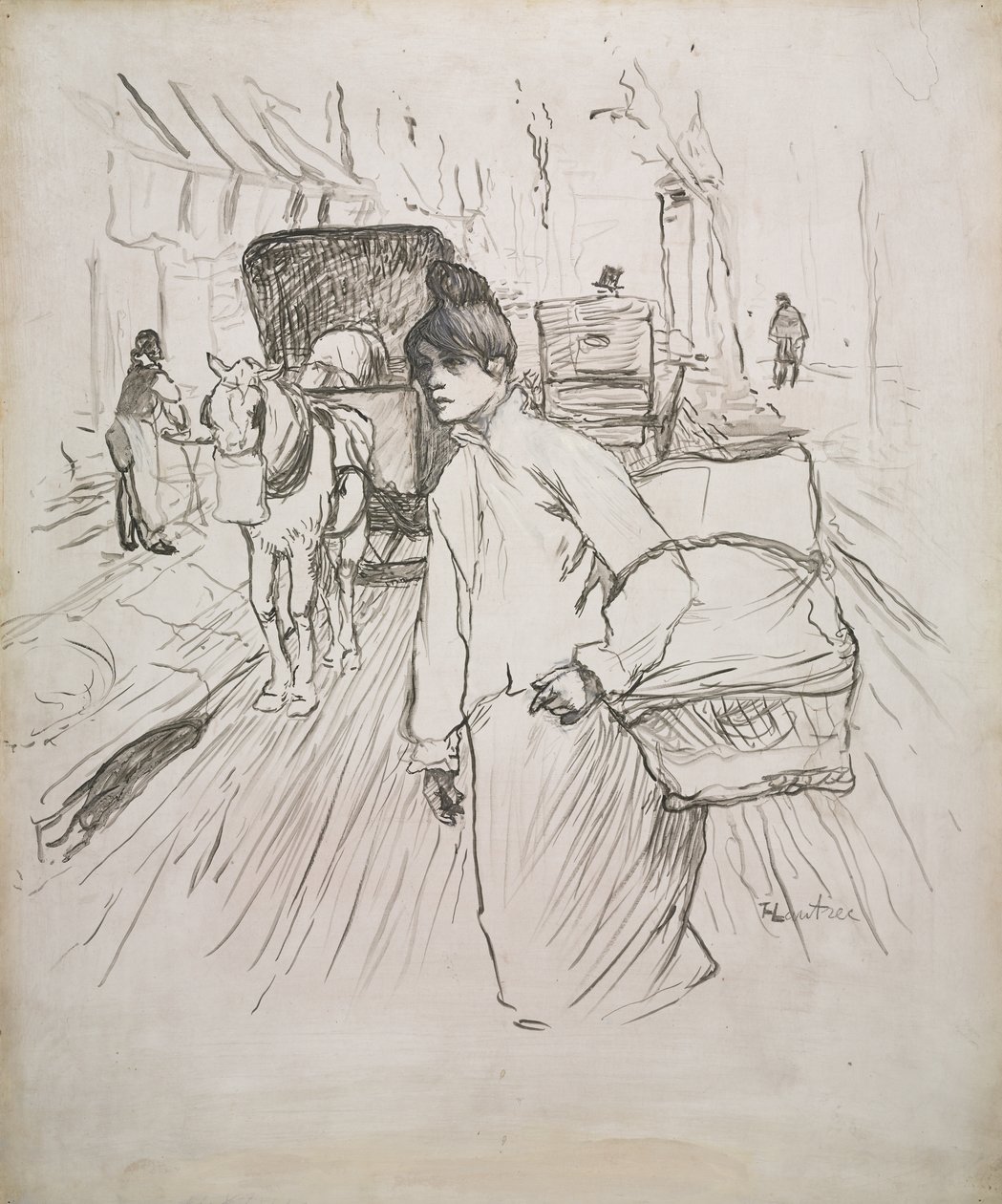 La lavandera de Henri de Toulouse-Lautrec