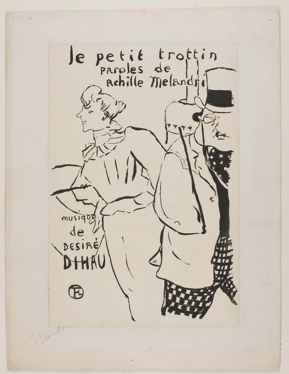 La pequeña chica de los recados de Henri de Toulouse-Lautrec