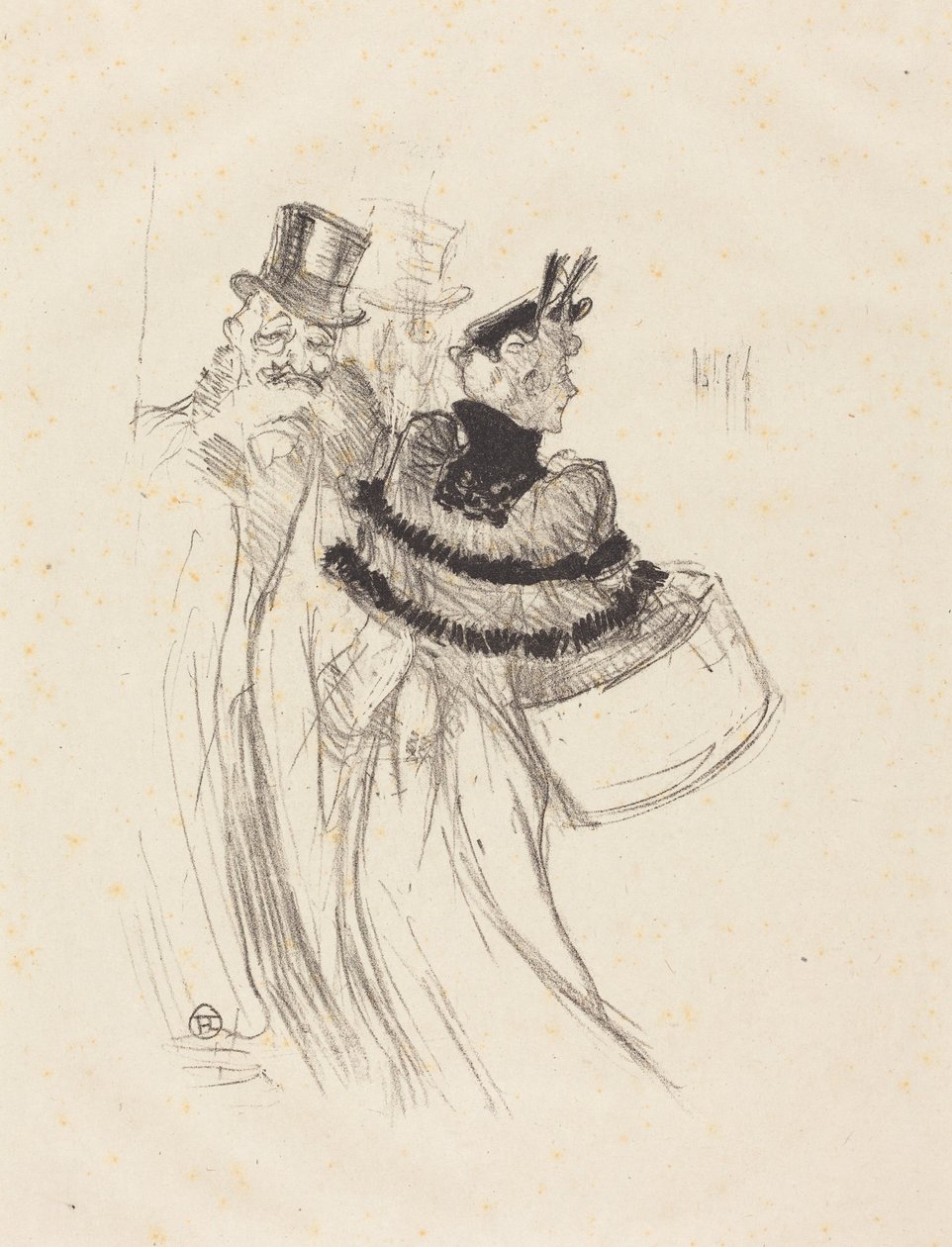 The Old Gentlemen (Los viejos caballeros) de Henri de Toulouse-Lautrec