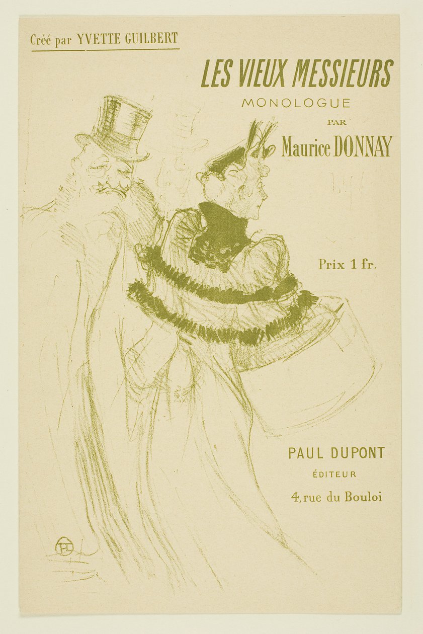 Los viejos caballeros de Henri de Toulouse-Lautrec