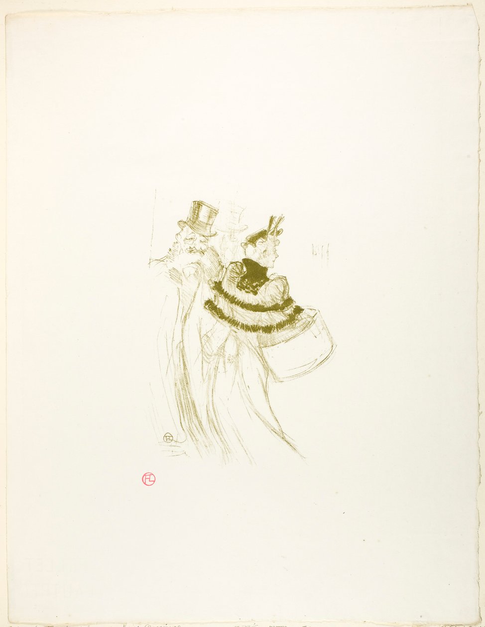 Los Viejos Caballeros de Henri de Toulouse-Lautrec