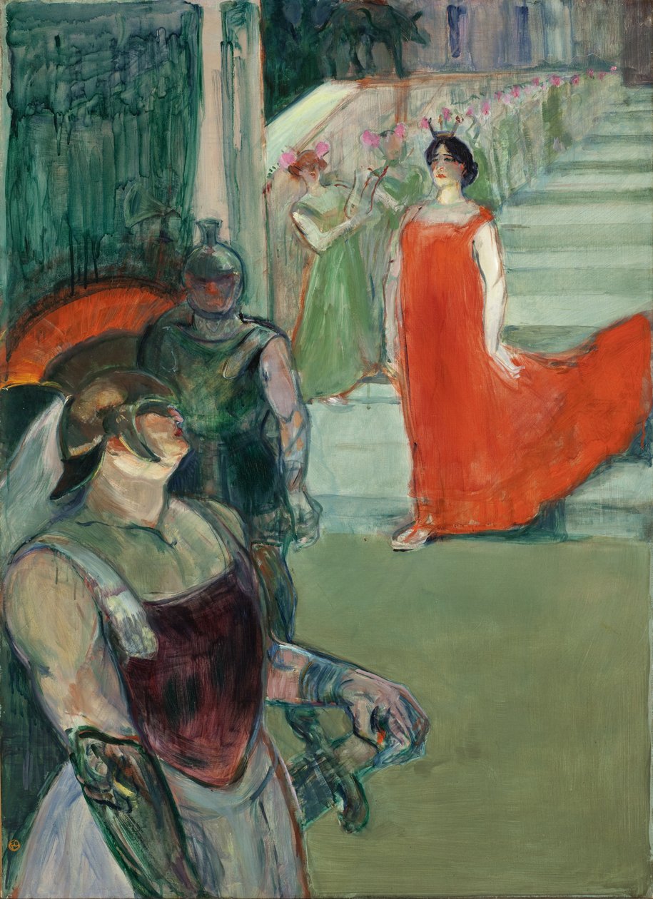 La ópera «Mesalina» en Burdeos de Henri de Toulouse-Lautrec