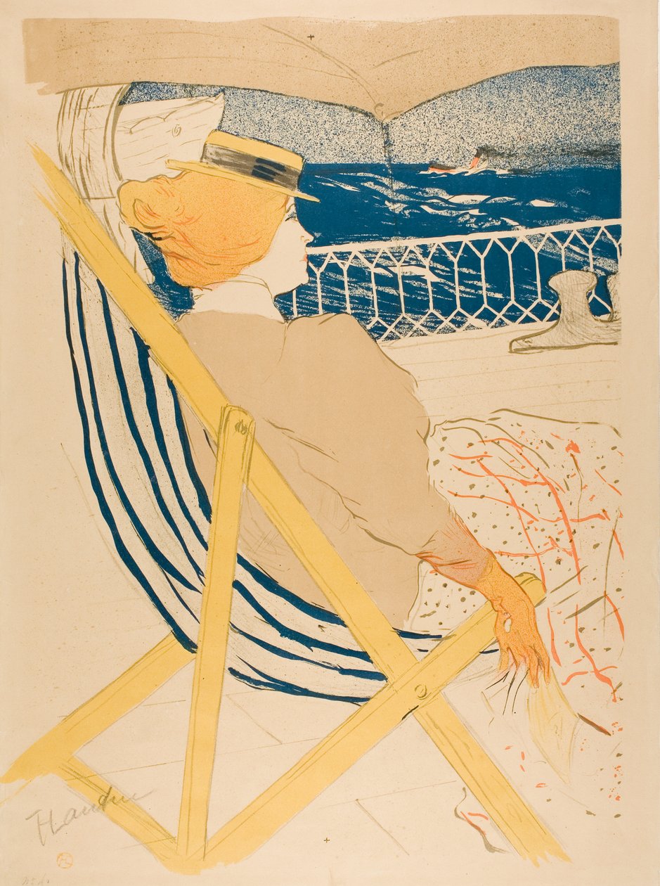 El Pasajero en la Cabina 54—Crucero de Henri de Toulouse-Lautrec