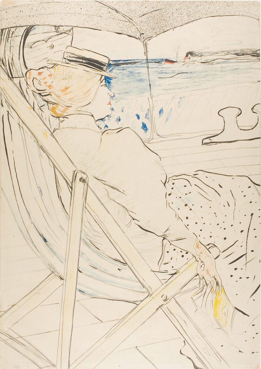 El pasajero en la cabina 54—El crucero de Henri de Toulouse-Lautrec
