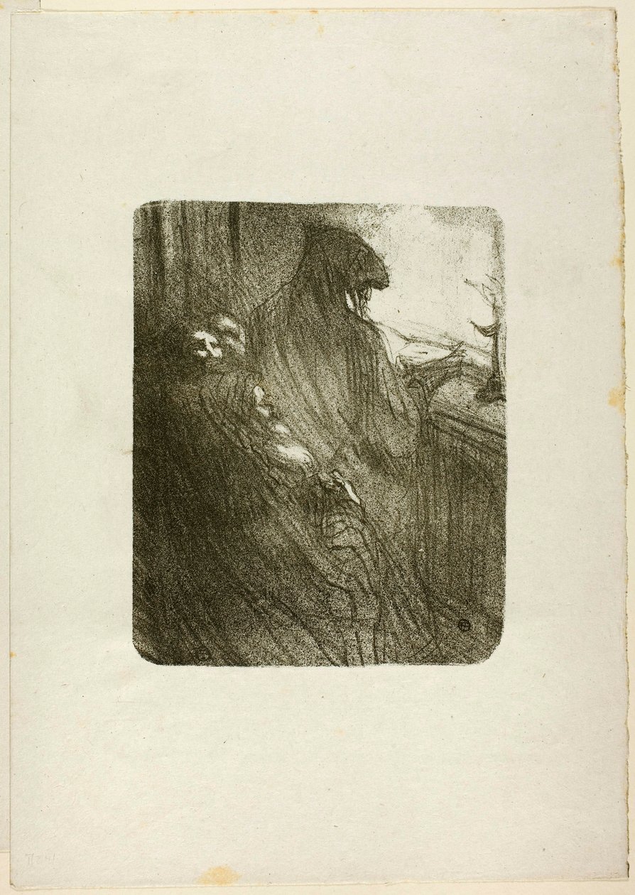La oración de los judíos polacos, de Au Pied du Sinaï de Henri de Toulouse-Lautrec