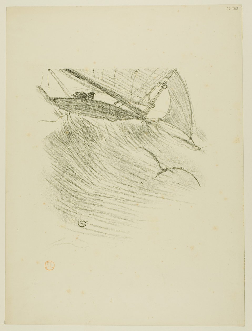 Las golondrinas del mar, de Mélodies de Désiré Dihau de Henri de Toulouse-Lautrec