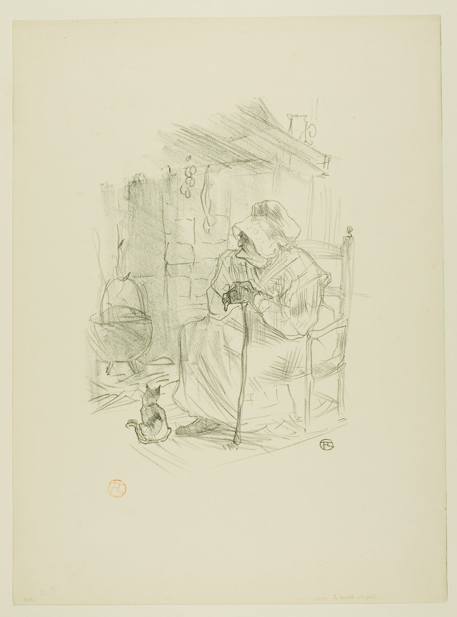 El secreto, de Mélodies de Désiré Dihau de Henri de Toulouse-Lautrec