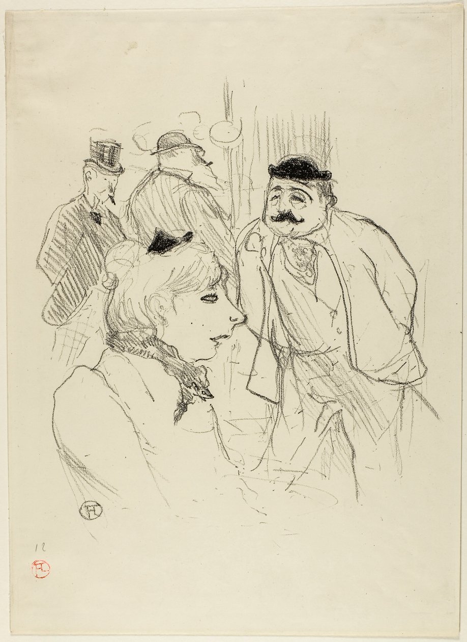 El tallo—Moulin Rouge de Henri de Toulouse-Lautrec