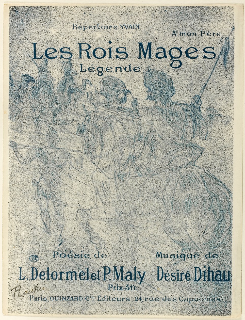 Los Tres Reyes Magos de Henri de Toulouse-Lautrec