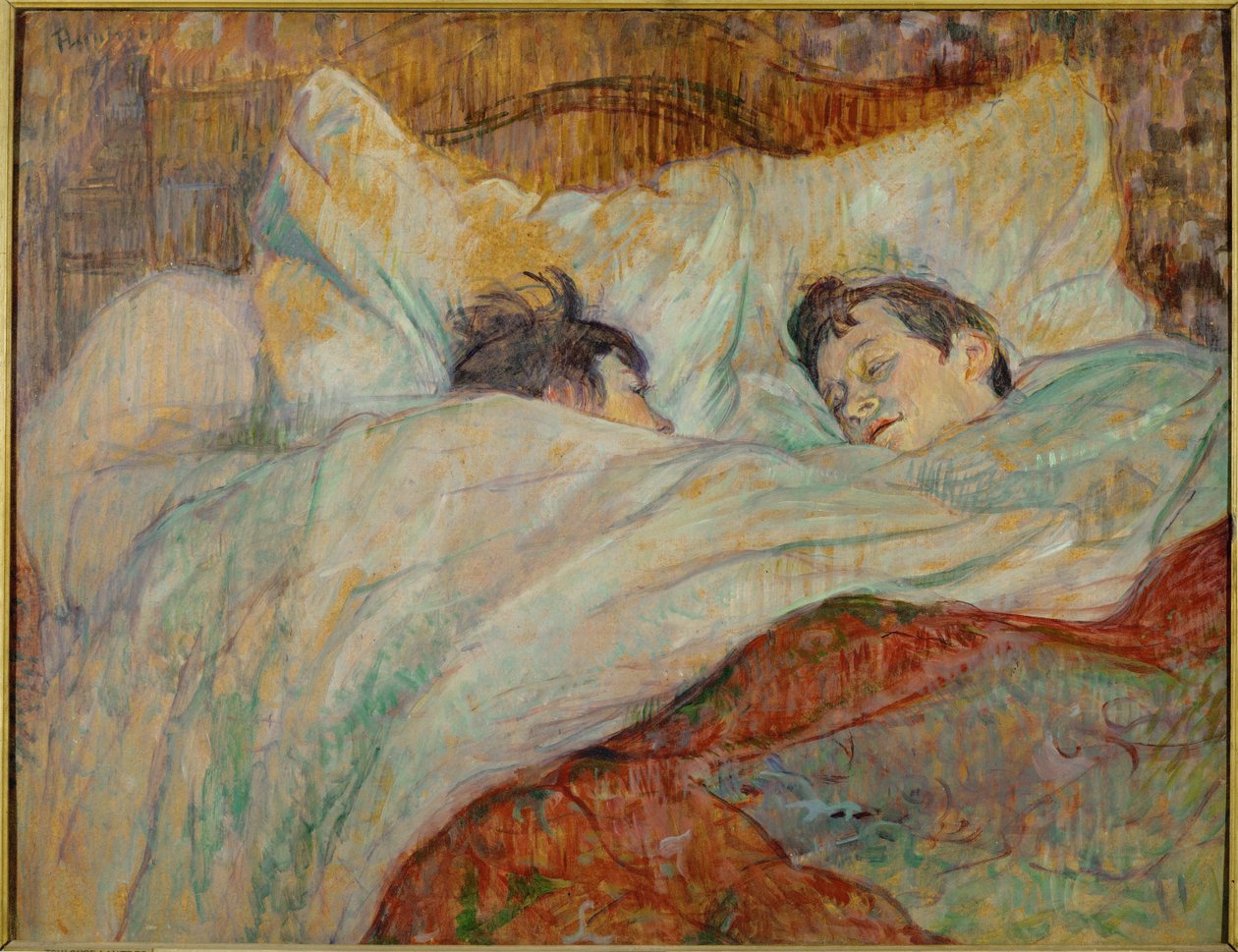 La cama de Henri de Toulouse-Lautrec