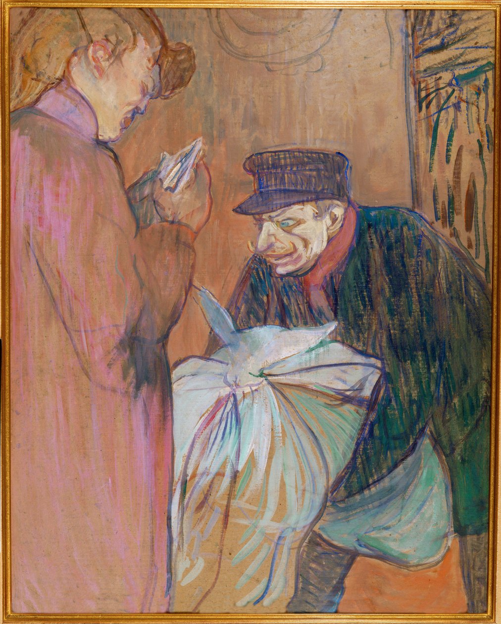 El lavandero del burdel de Henri de Toulouse-Lautrec
